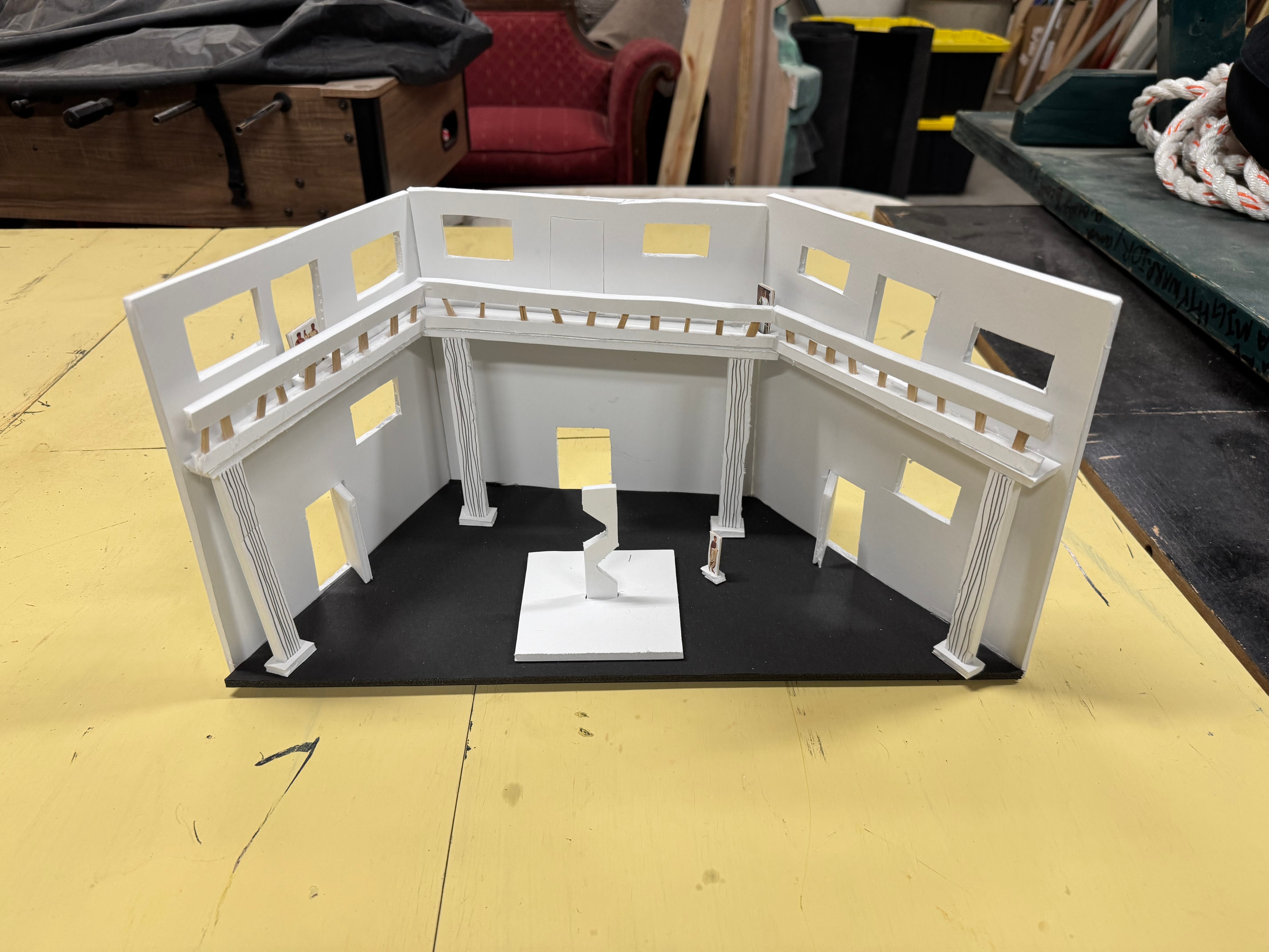 Woman looking to the side covered in a dark veil